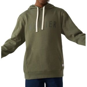 Vallier Angus Hoodie Sweatshirt Mens Pullover French Terry Green Size Medium